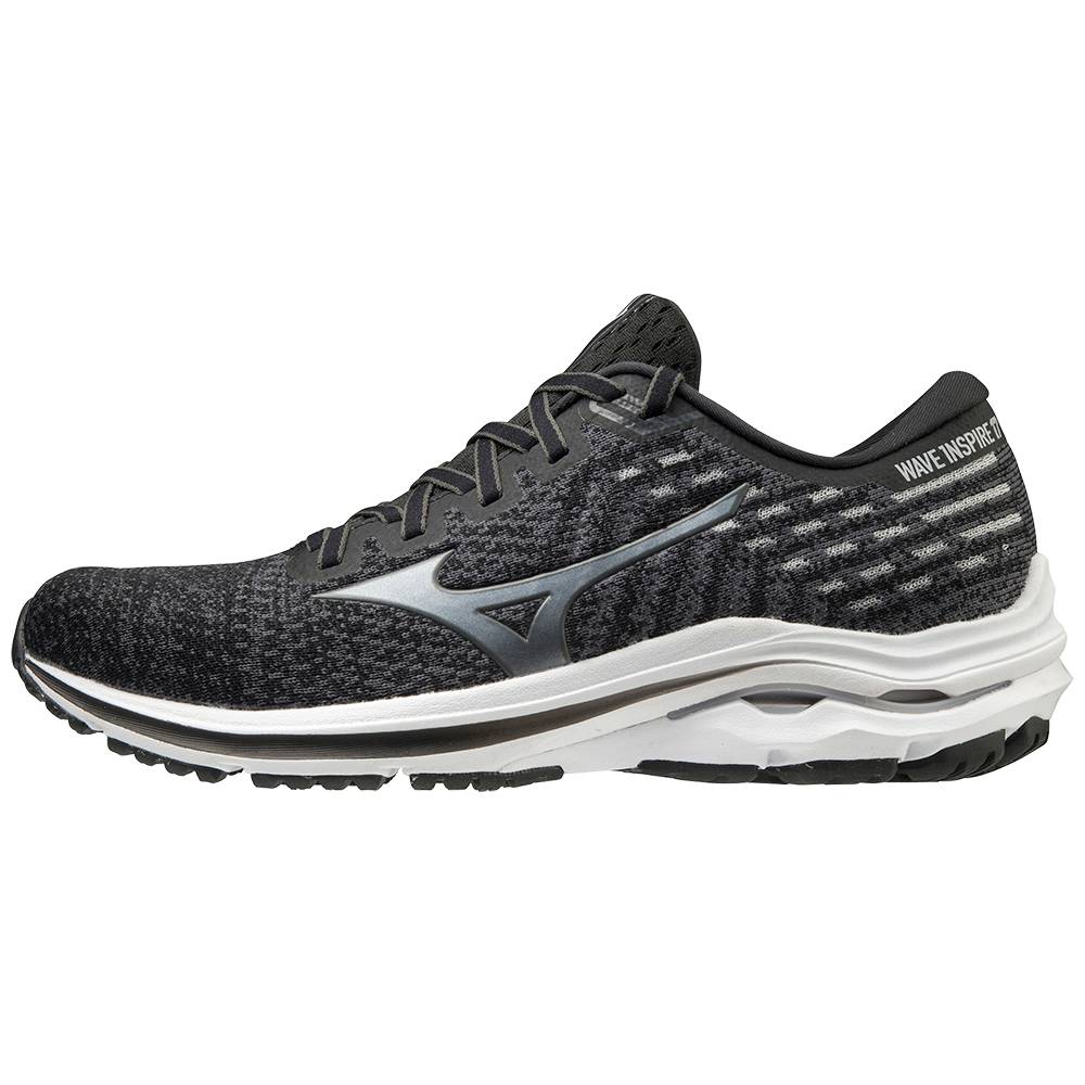 Mizuno Wave Inspire 17 WAVEKNIT - Erkek Koşu Ayakkabısı - Siyah Türkiye (QTASEH-523)